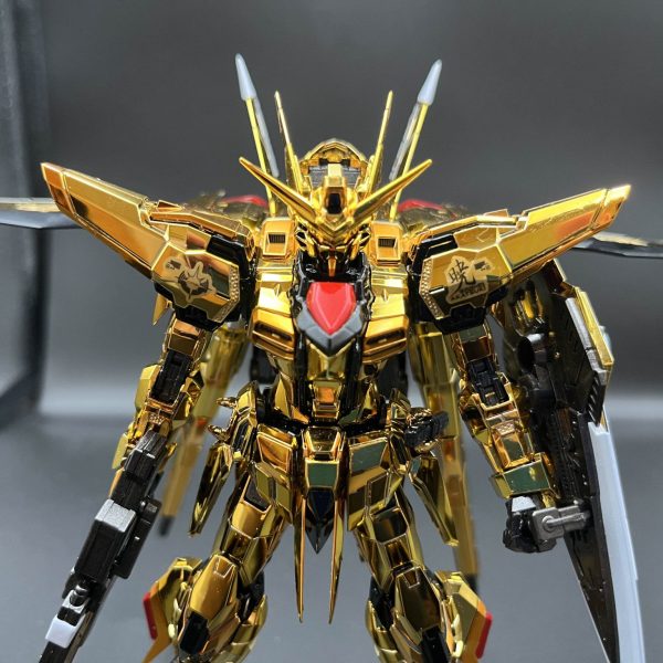 ガンダム　フィギュア　メッキ加工 メッキ調塗装リベンジ【食玩塗装レビュー】百式/hyaku-shiki
