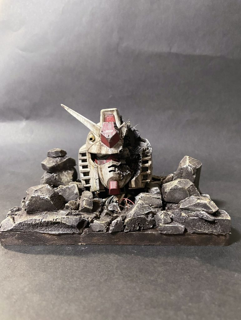 全景。画面左奥の岩がわざとらしいので、気が向いたら修正しようと思いますw