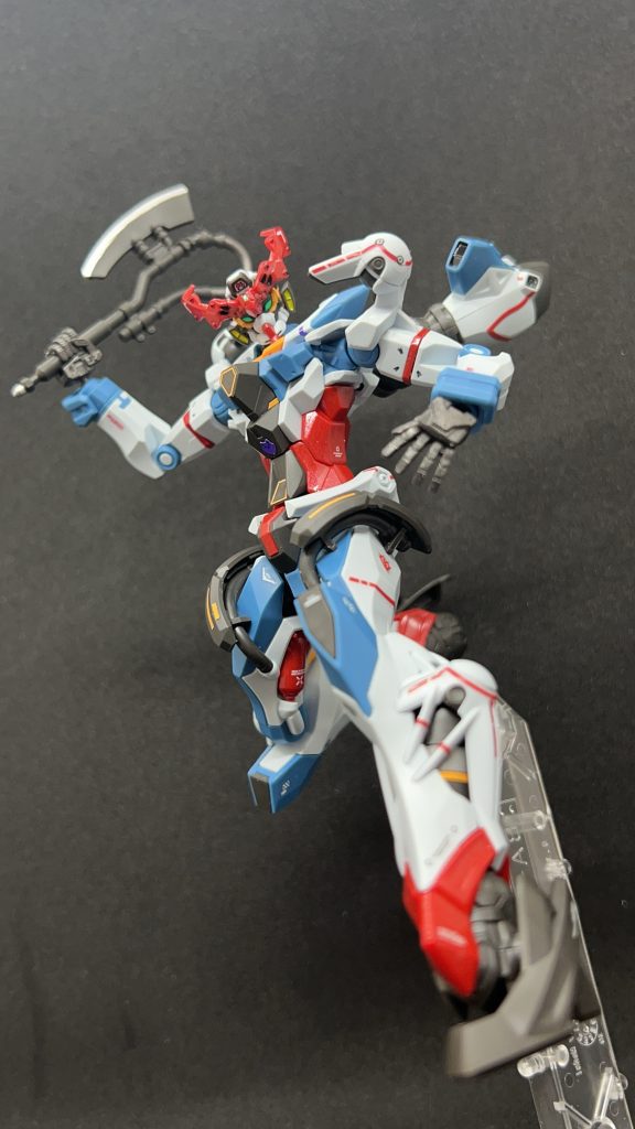 両手とも平手が付いています。