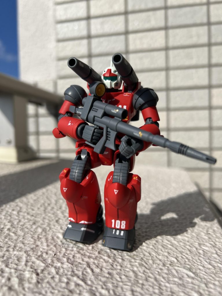 「ガンキャノン、カイシデン行くぜ」膝の梨地が恥ずかしい(*'ω'*)