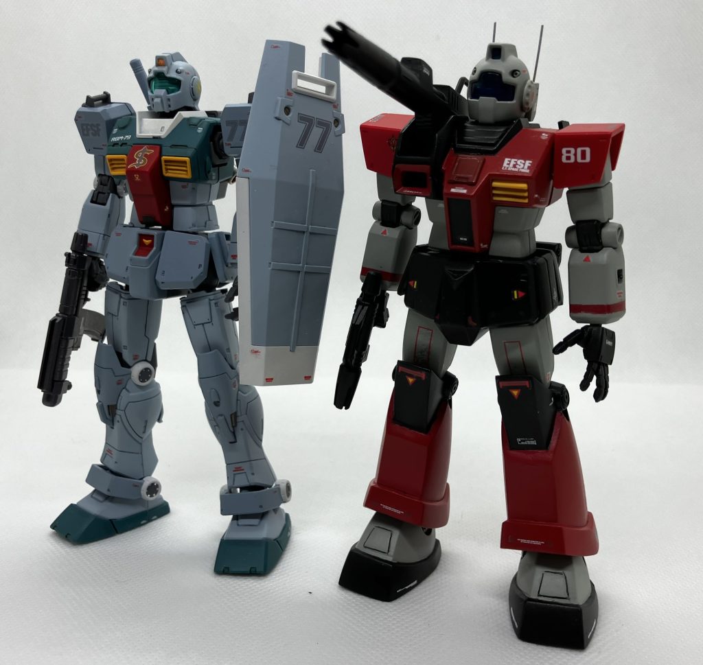 ミキシング改造塗装 まちぼうけ ジムキャノン ジムキャノン ミキシング|gunsandsunflowersさんのガンプラ作品