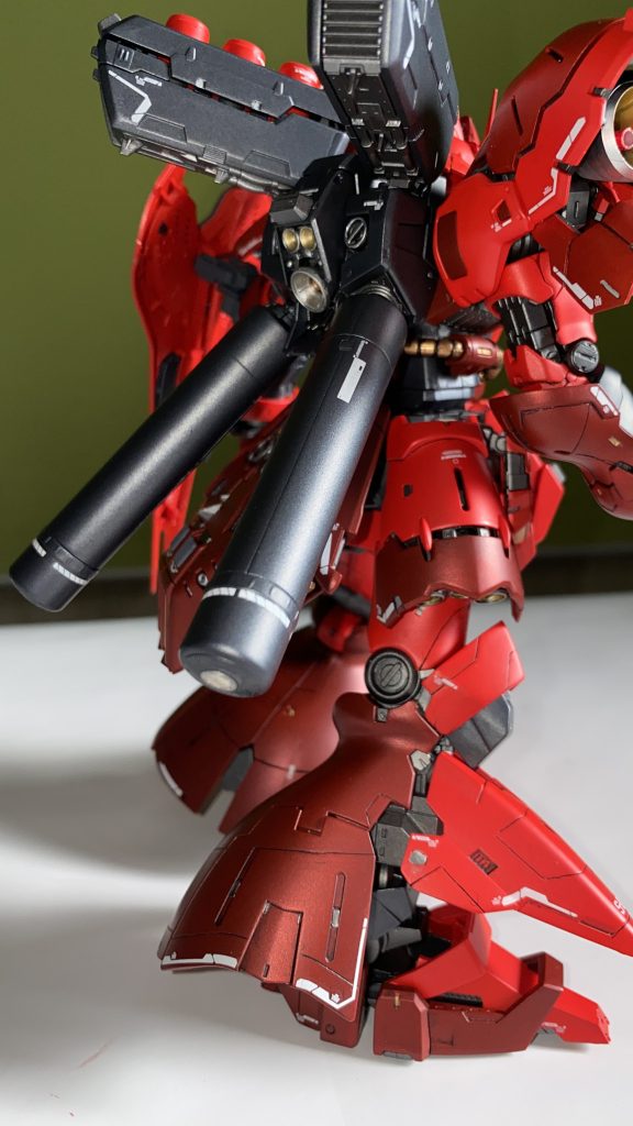 三色で塗り分け全塗装