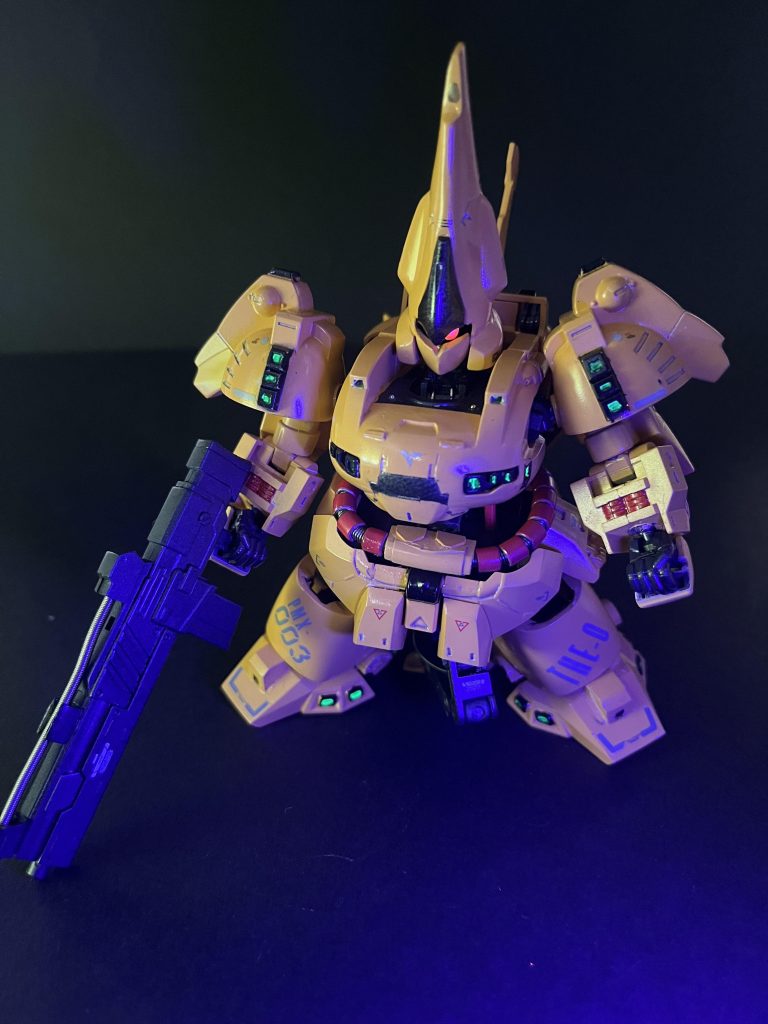 バーニアは蛍光塗装しています