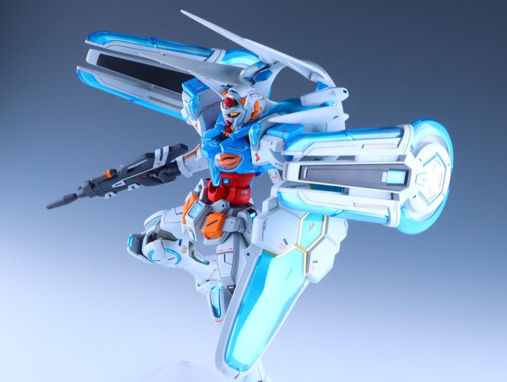 バックパックのボリュームもあり、ポージングに迫力が出てとても良いです！