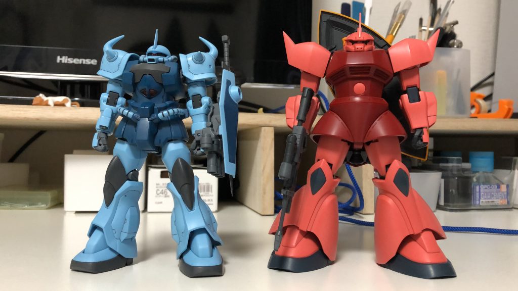 以前製作したゲルググと