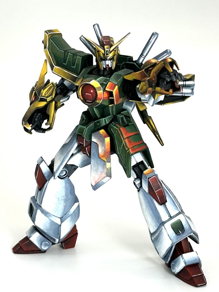 エフェクトなしで。照り返しの範囲や強さなど中々難しいですね。