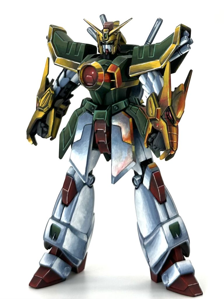 素立ちで。キットのプロポーションが良いので素立ちが決まります。