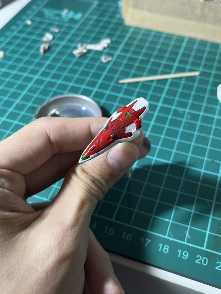 各パーツが小さく、筆は神筆Sを使っています。