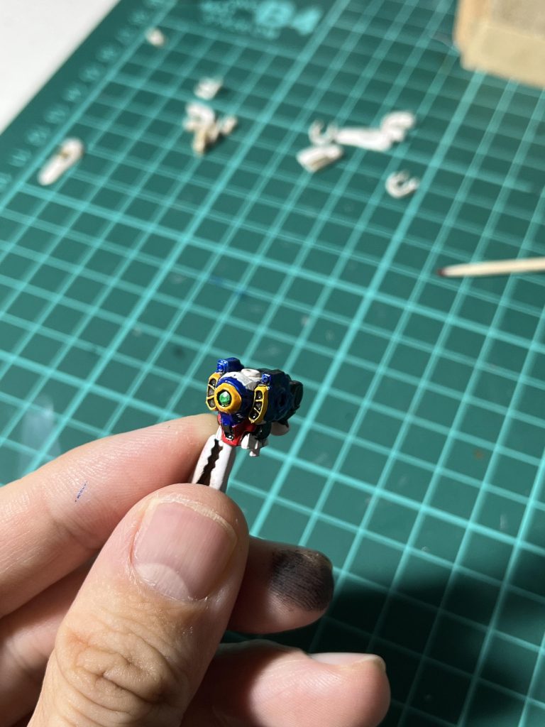 ボディーは色が細かくて大変でした！