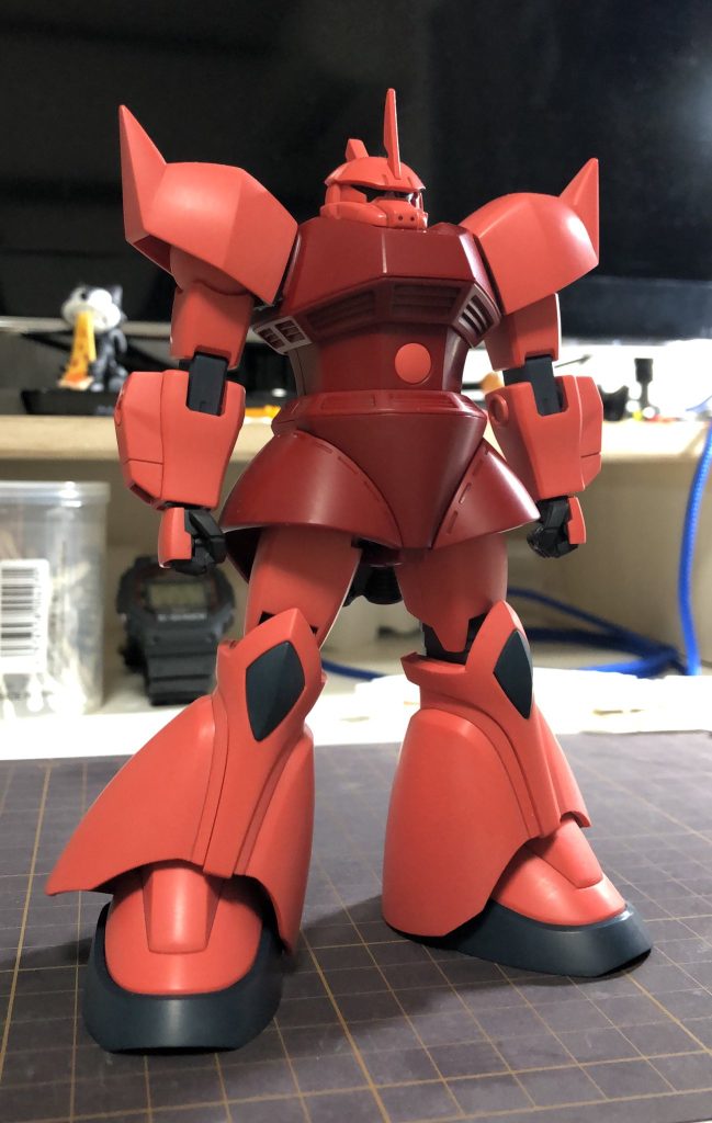 全ての改修工作後の姿です。普通に組み立てた物とは結構変わったと思います。約6ミリ程の延長で間違えほど変わるので、オススメの改修です😊