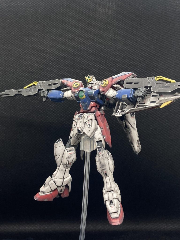 最後にローリング！ちなみにウェザリング時に2箇所ほど、接続部が欠け、変形は諦めました。。。