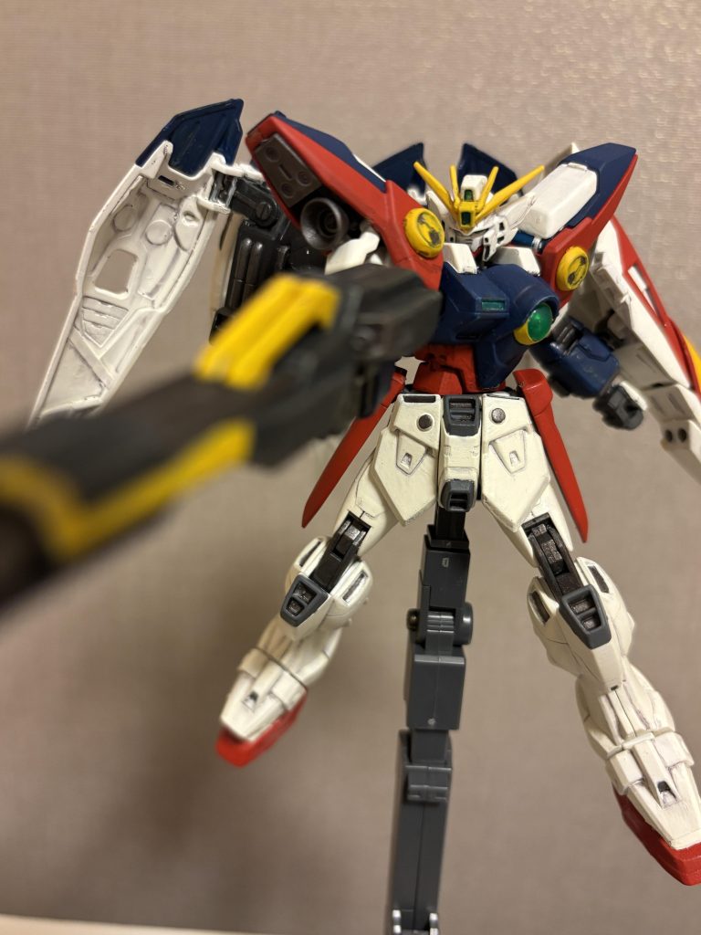 ウイングゼロはかっこいいですね。