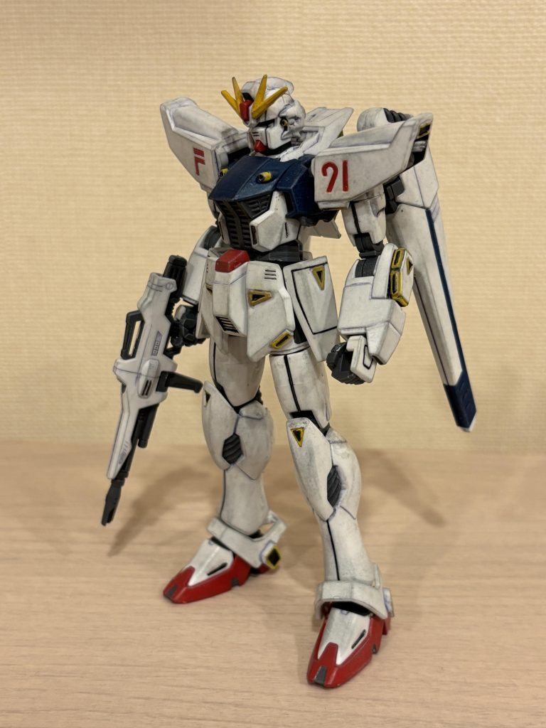 完成直後。外で撮ったのは楽しかったです。