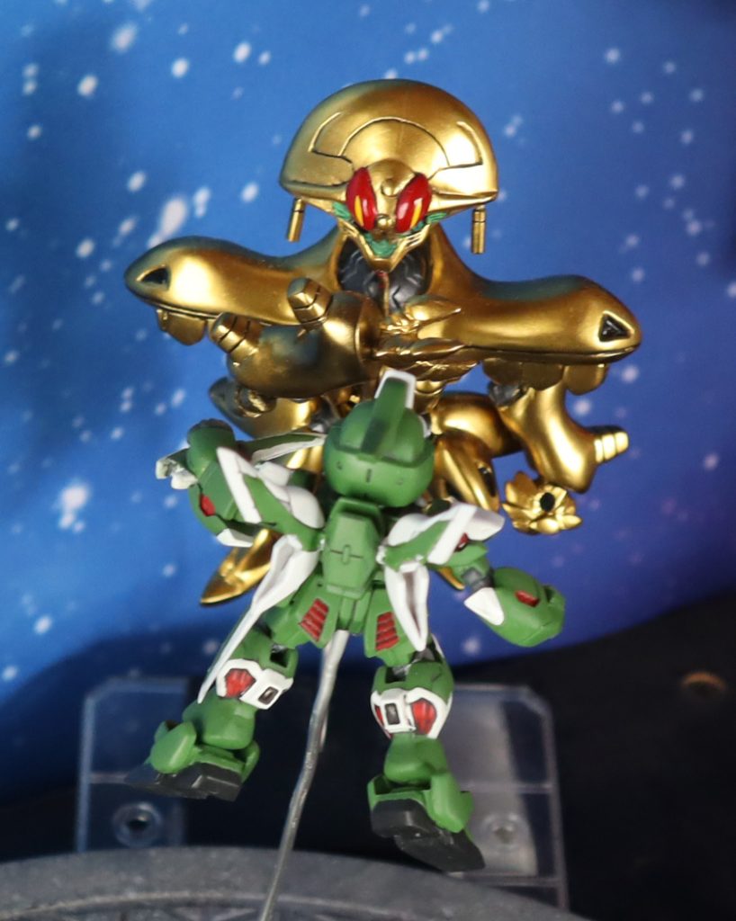 ゴーストガンダム VS ミダス（コンバージ）–4枚目/制作者：tytaniaIII