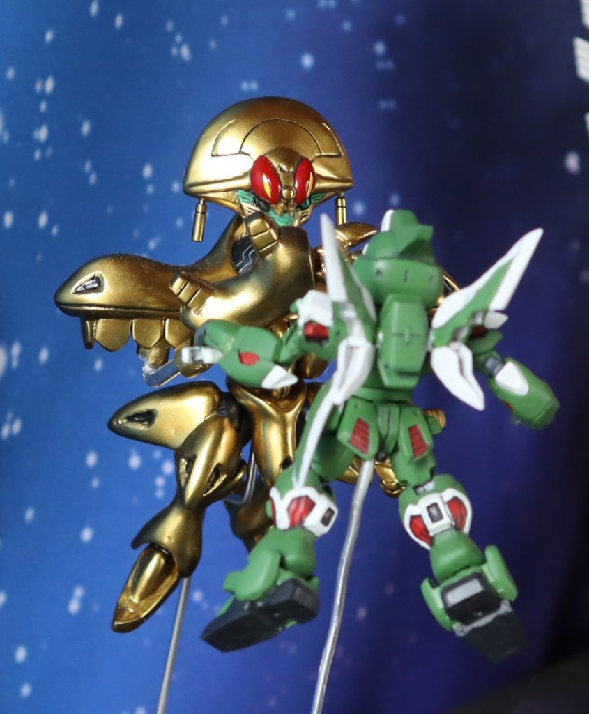 ゴーストガンダム VS ミダス（コンバージ）–5枚目/制作者：tytaniaIII