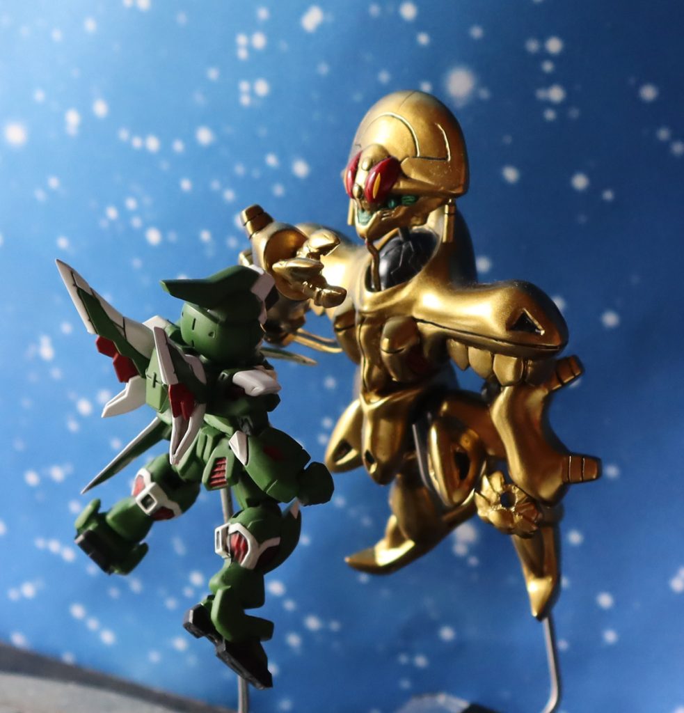 ゴーストガンダム VS ミダス（コンバージ）–8枚目/制作者：tytaniaIII