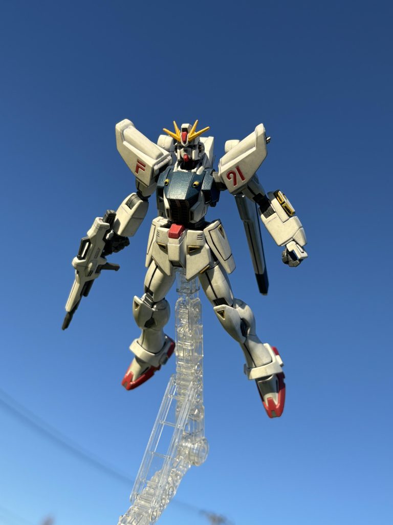 HGUCガンダムF91形成色仕上げ–8枚目/制作者：押忍やすじろう