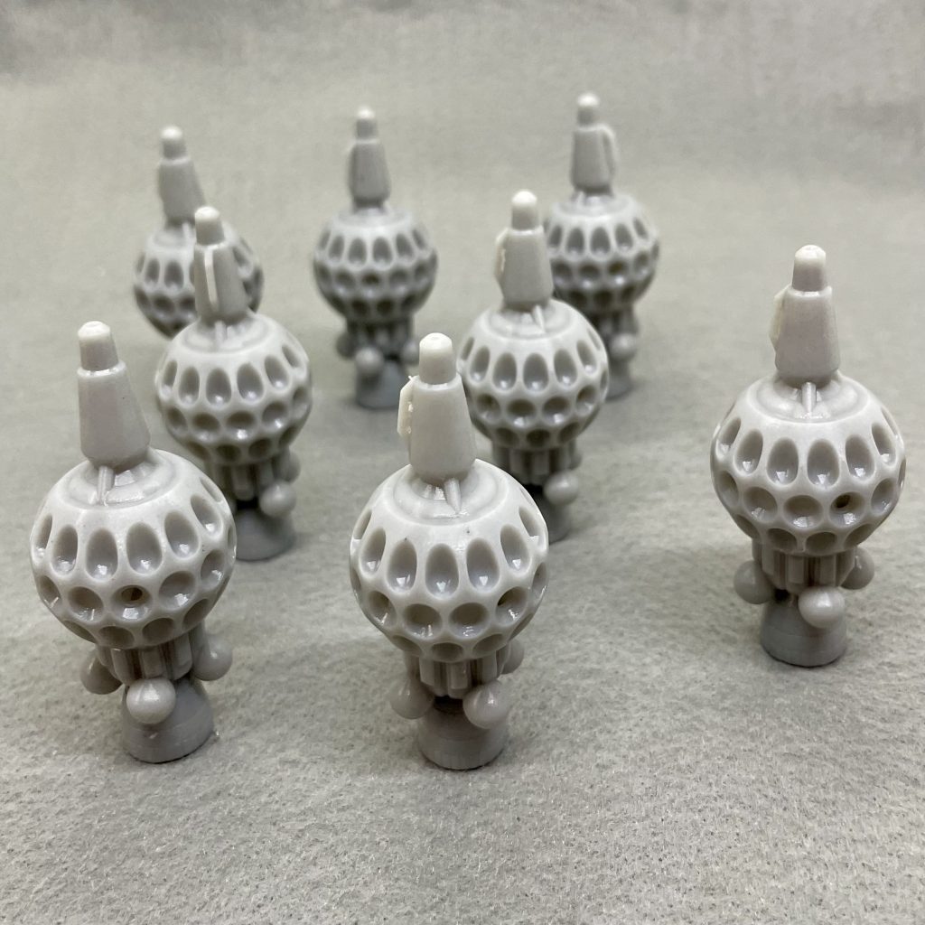 3Dプリントしたビットです。形状が単純なのでモデリング難度が低くありがたい。