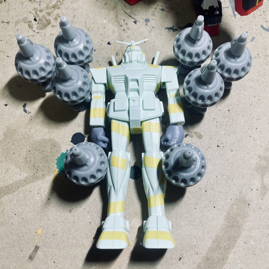 仮組み。ここでイメージを膨らませます♪塗装風景は撮り忘れましたw最後まで閲覧ありがとうございました😊