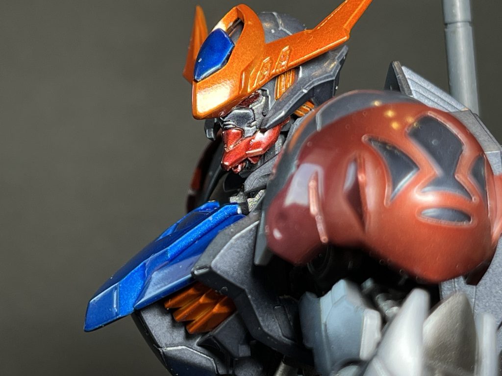 ほぼシルバーですね。もうちょっと黒塗ってもよかったかな。