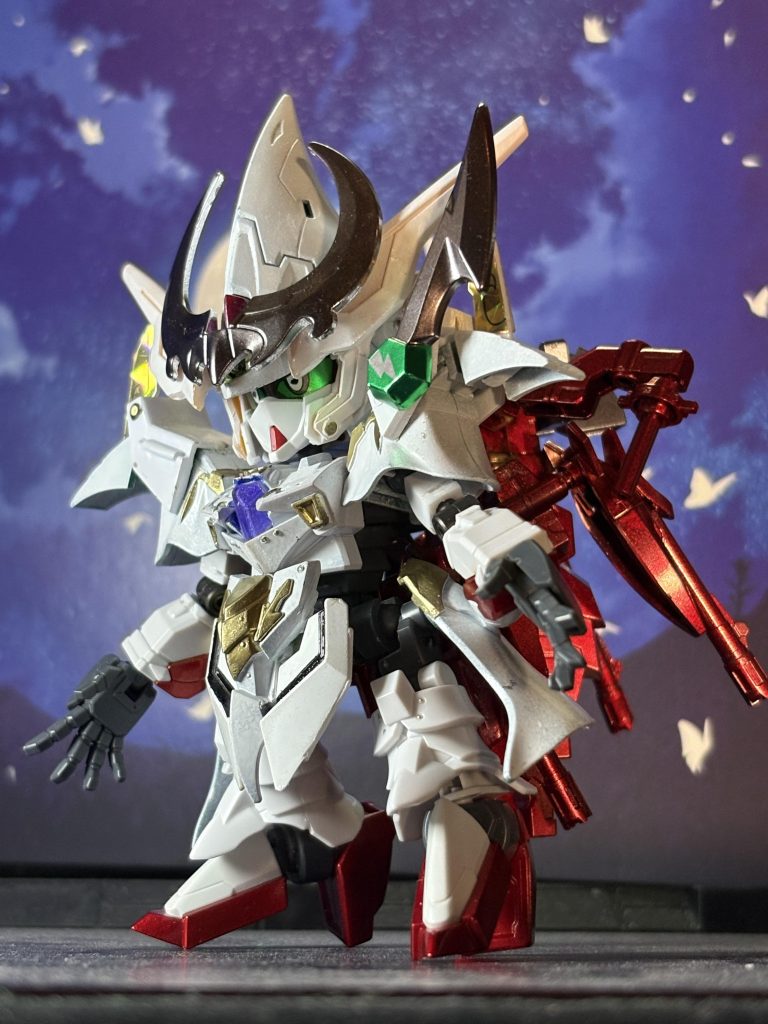 モチーフはリボーンズガンダムなんとなく、それっぽい感じにまとまった気がします