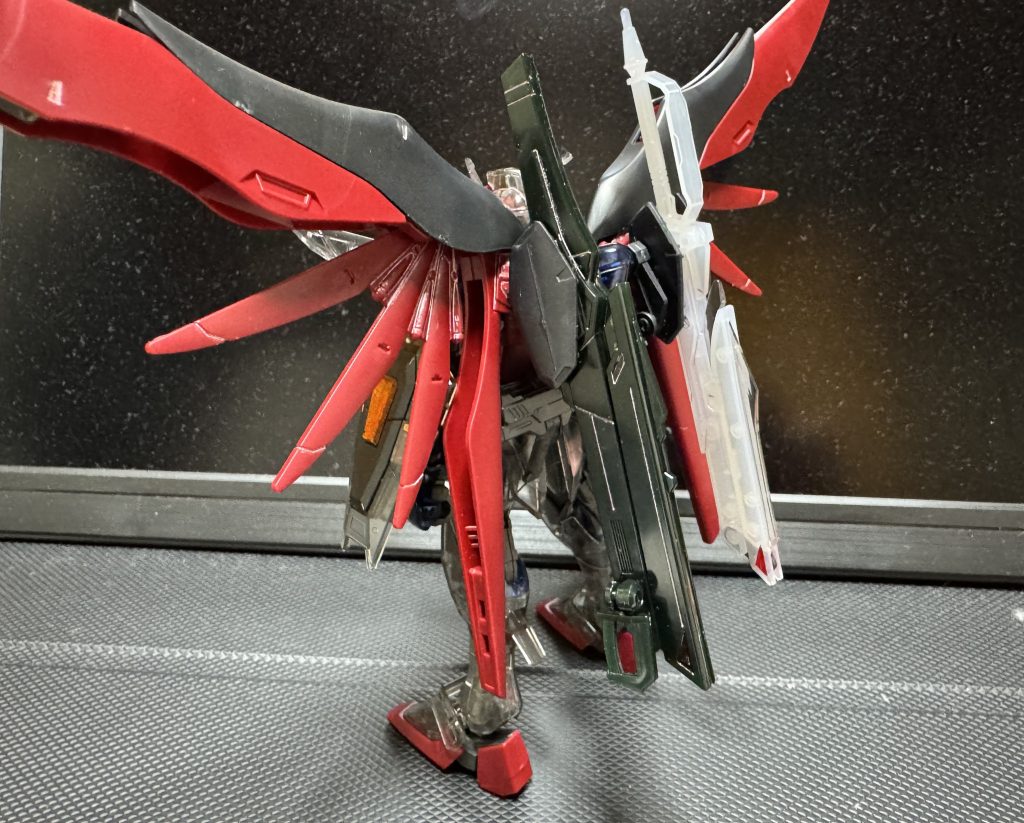 背面光の翼エフェクトはめんどくさいので取り付けず