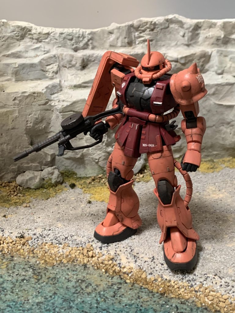 HGUCシャア専用ザクⅡ–3枚目/制作者：rairu4463