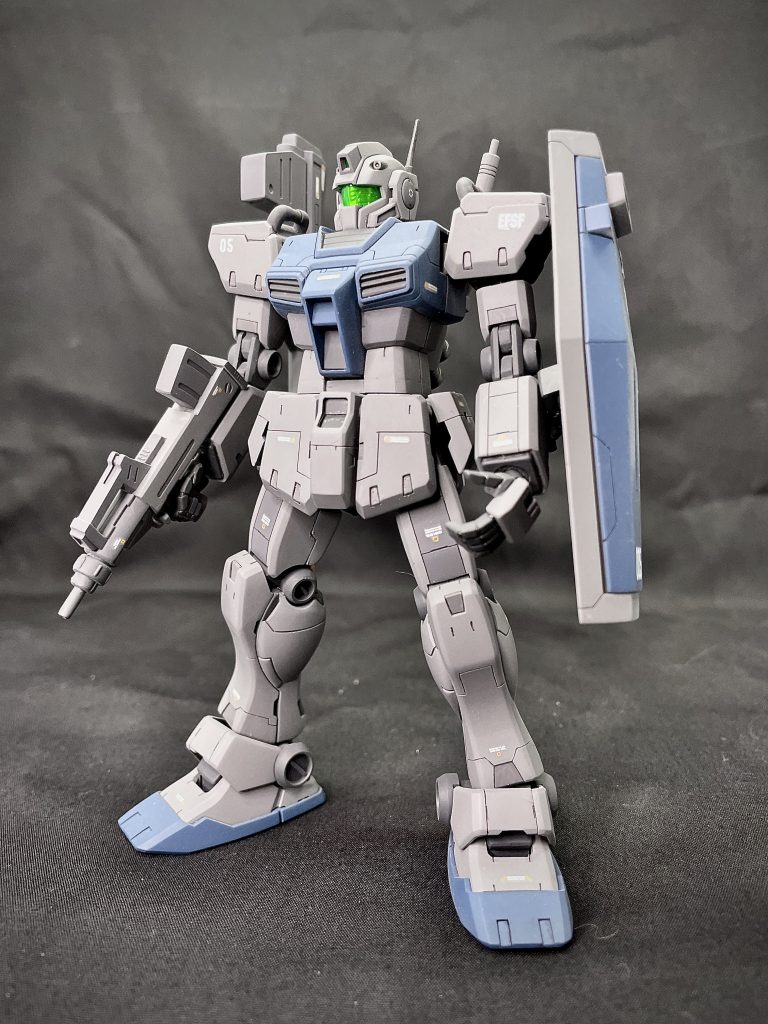 ほぼいじってません。筋彫りを少々。