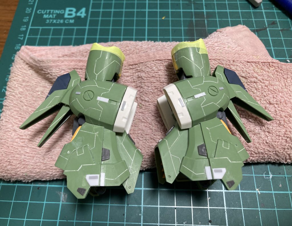 1番悩んだ足のディティールアップ