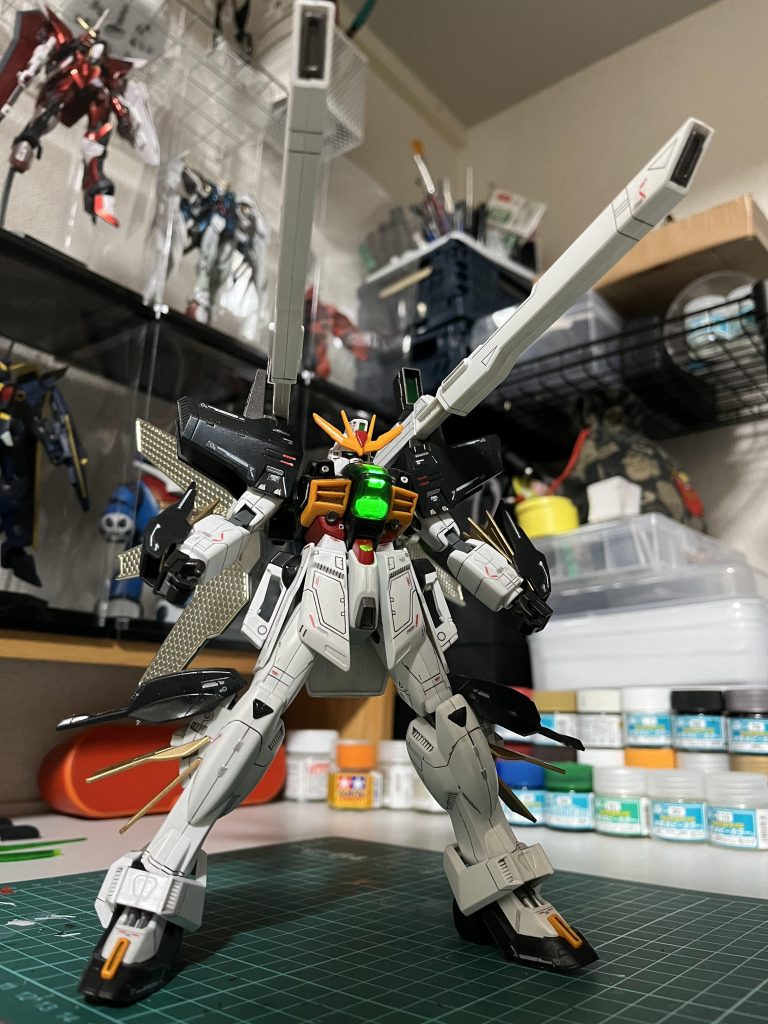 お待たせしました!ダブルエックスといえばやはりこれですね!ツインサテライトキャノンとラジエータープレートを展開はやはりカッコいい🥰