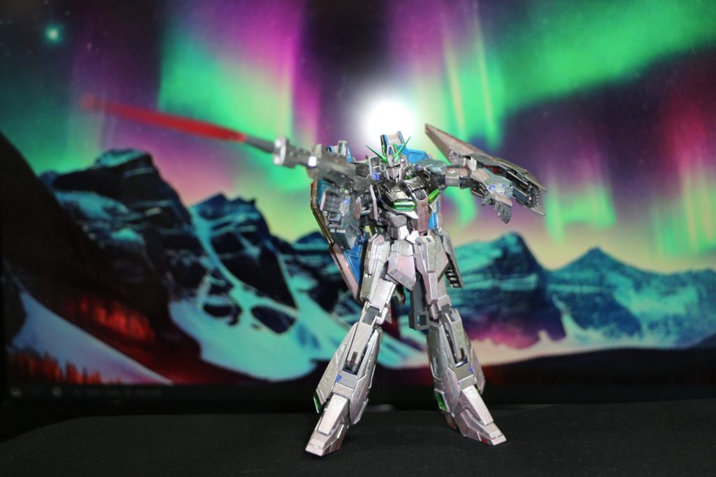 胴体の黒と、黄色部分をメタグリーンにしたところは、とても良かった!