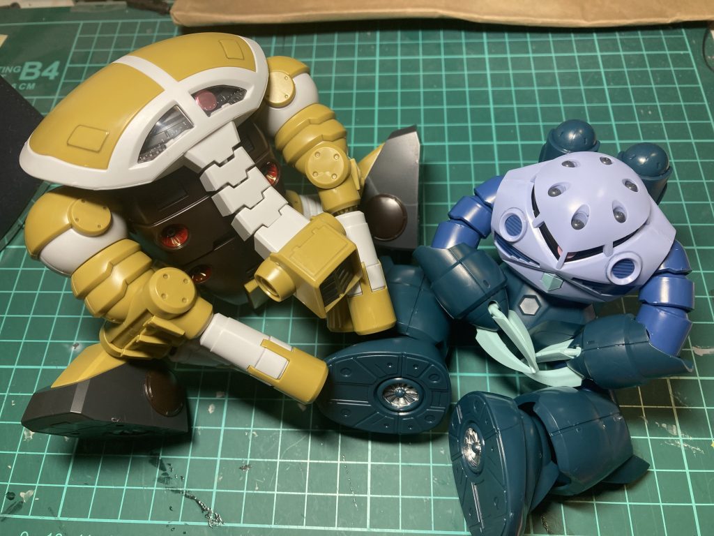 ズゴックとのツーショット