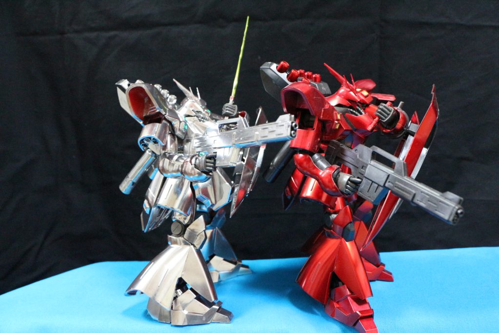 【投稿17回目】カミーユ専用・シルバー・サザビー『カル〇ー』–8枚目/制作者：ガン☆キラ(No_エアブラシ)