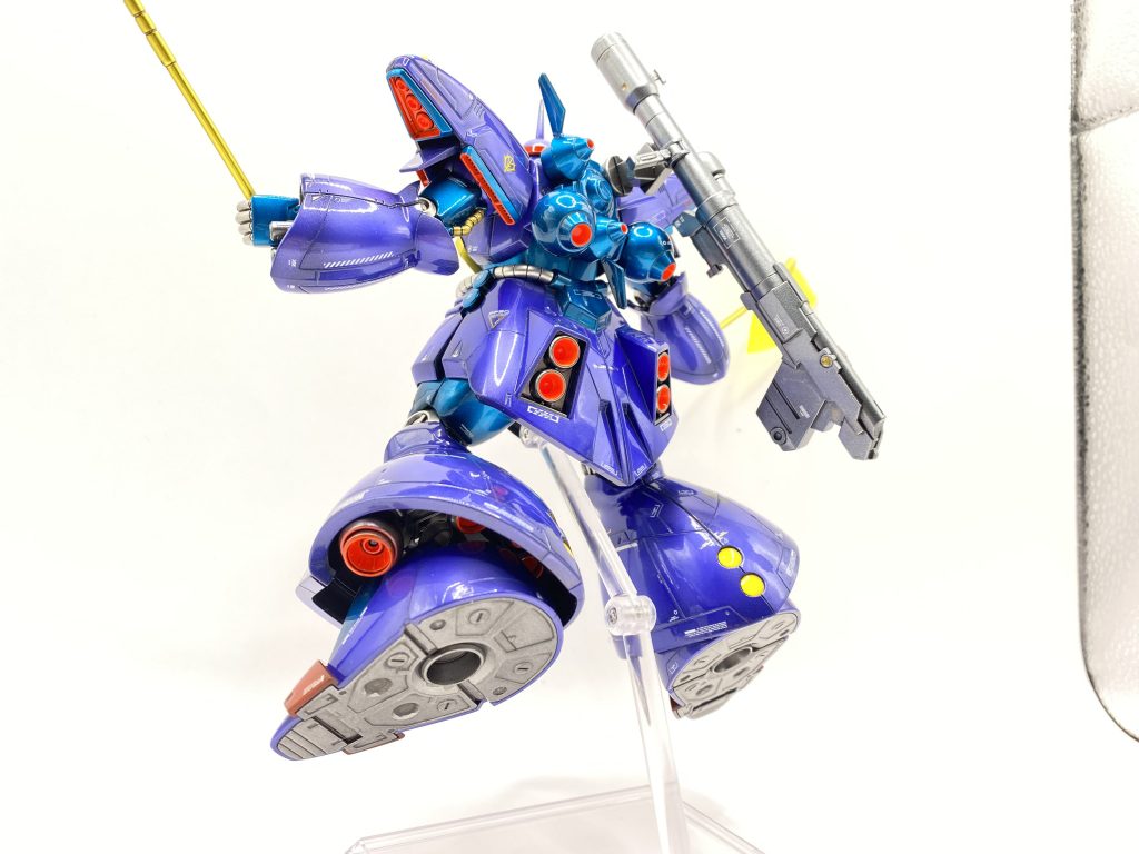 UC版のドライセンよりZZ版の色がわたくしは好きです。今回のキャンディ塗装はなかなか良い色合いでまとまったと思っております❤️