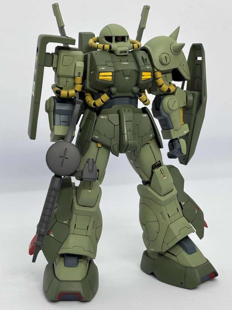 カラーリングはハイザックカスタム寄りの少し淡い感じに仕上げました。