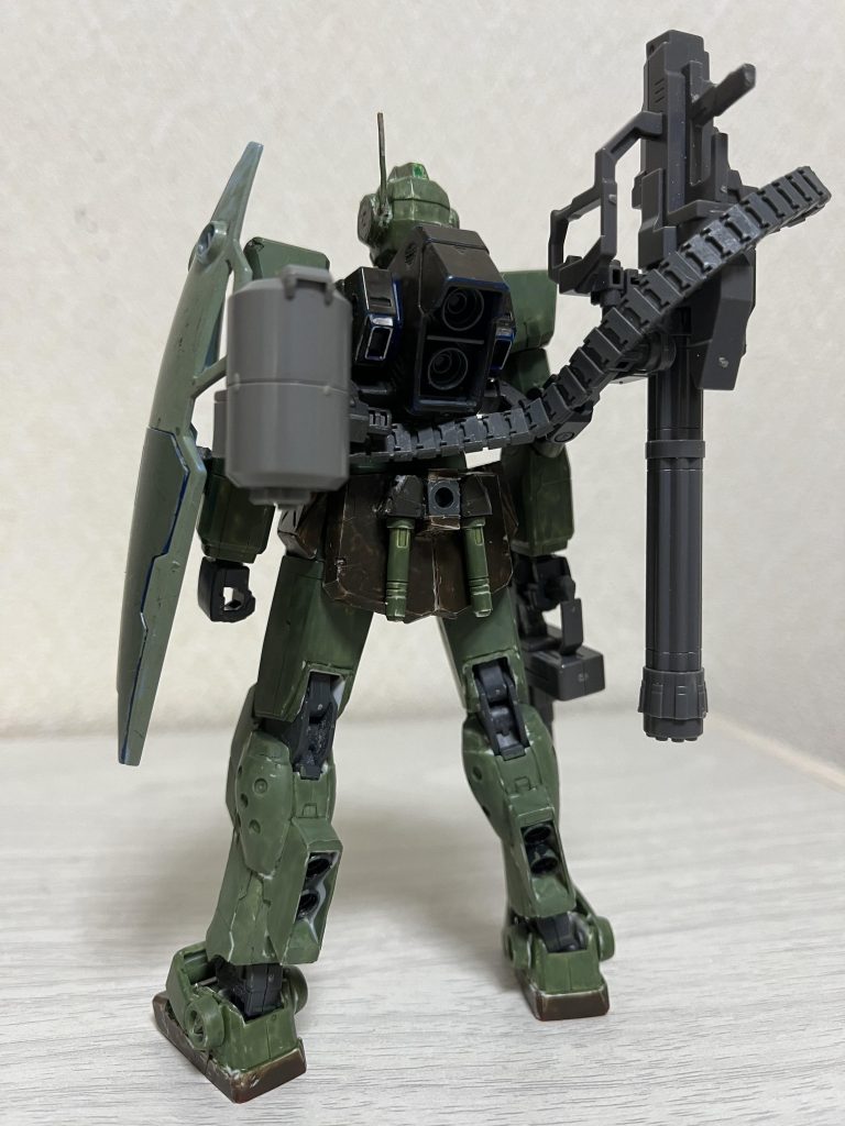 バックパックにG04のウェポンラック?をつけてジャイアントガトリングを装備出来るようにしました。