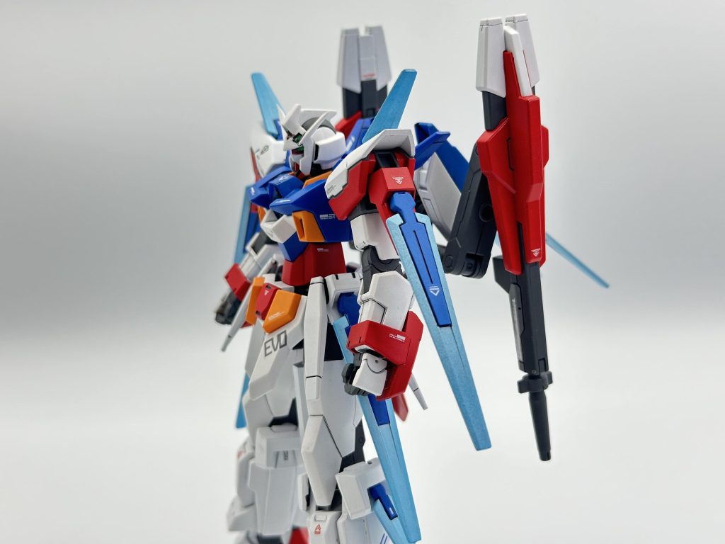 ダブルバレットはバックパックからサブアームで接続してます。