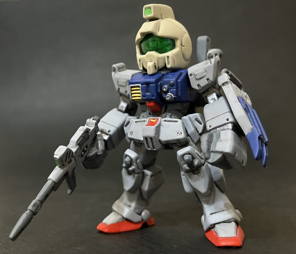 コンバージ改造　陸戦型ガンダム（ジムヘッド）–2枚目/制作者：いしゅと【I.S.T.works】