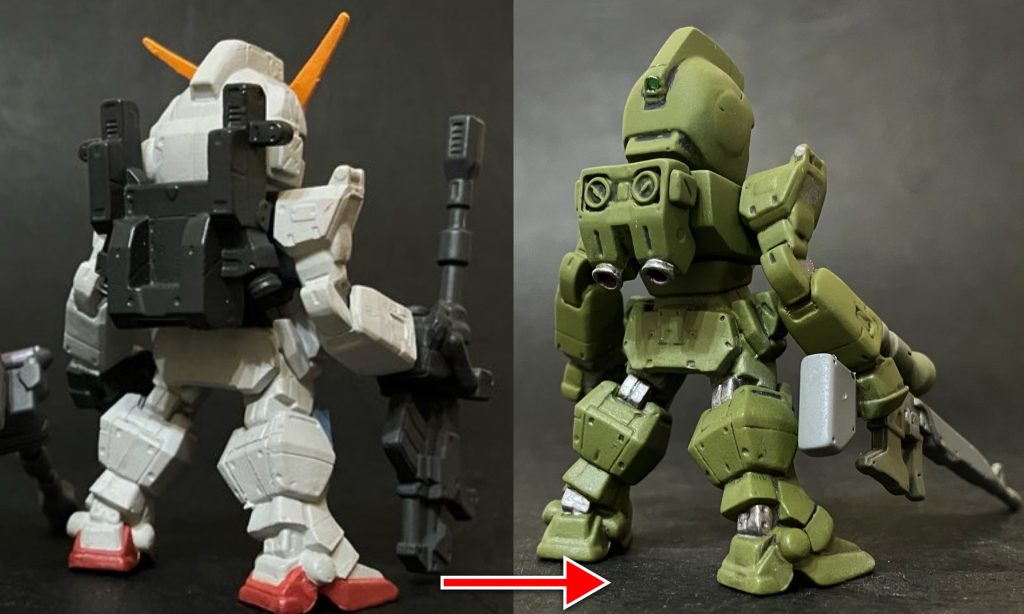 コンバージ改造　ジムスナイパー–6枚目/制作者：いしゅと【I.S.T.works】