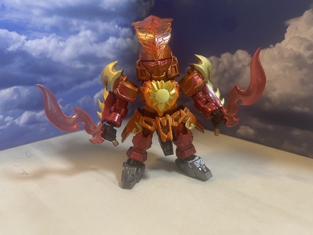 ソリス。勝手なイメージで二刀流。炎と太陽の戦士。