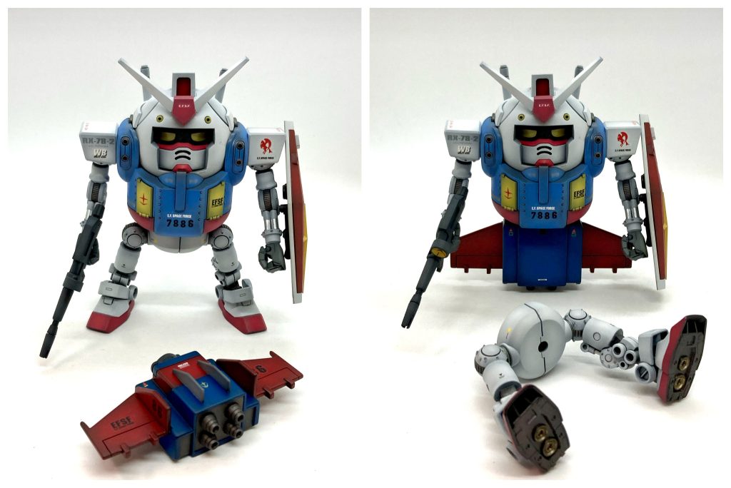 こんな感じに下半身を差し替えることでアノ姿を再現できます🤭