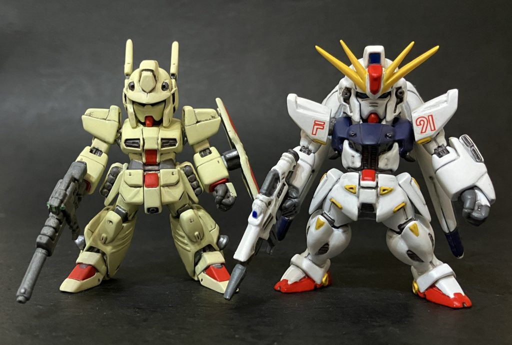 F91と15m級のMSなのでいつもよりひとまわり小さく調整