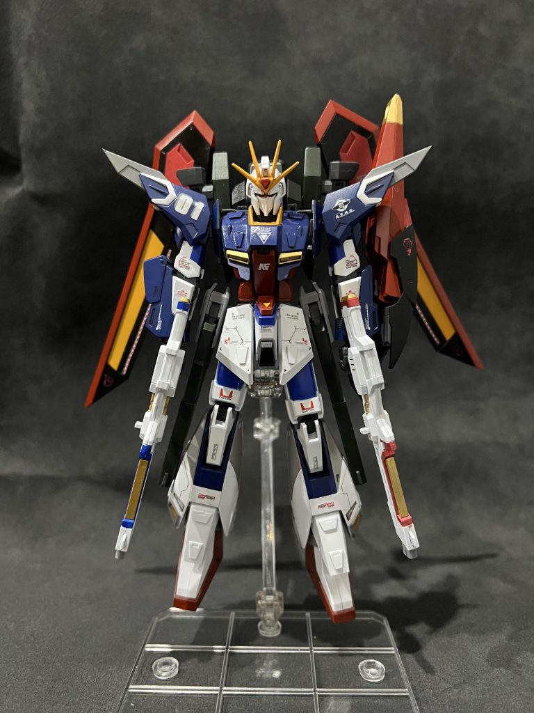 まずは普通の正面から。ほぼほぼZですが、、、、肩・バックパックはイモータルから流用してます。