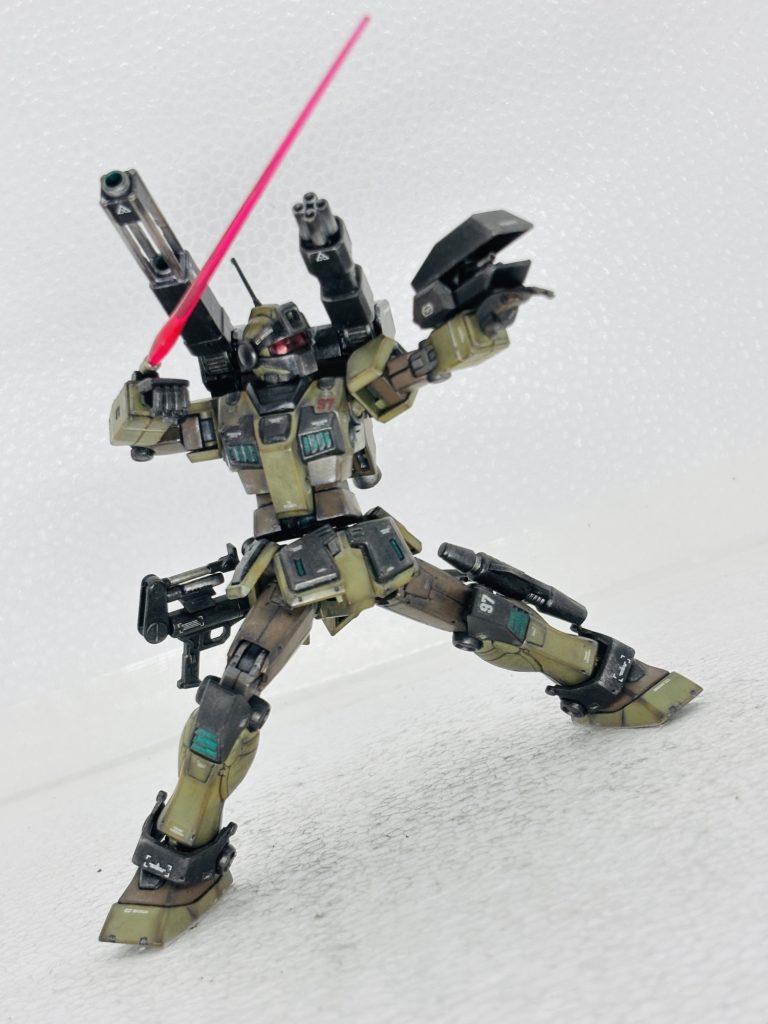 HG  ジムスナイパーカスタム隊長機 で、地味に年越し。–4枚目/制作者:masamine