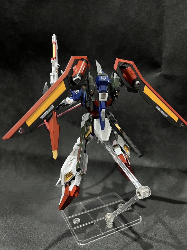 背面余っていたエクシードギャラクシーの部品を一部使用しています(о´∀`о)