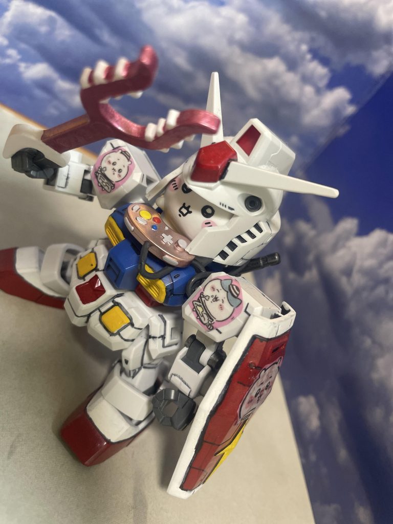 操縦はコントローラーで！もちろん有線でございます。