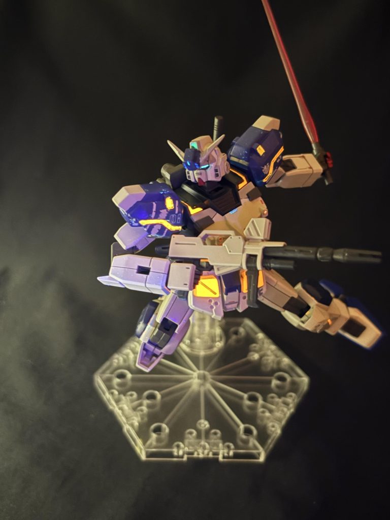 サーベルとライフルのダブル持ちです!