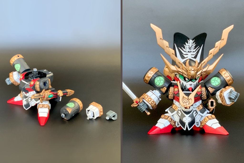 首、肩、手首をボールジョイント化。肘はSDWHの膝関節を移植。