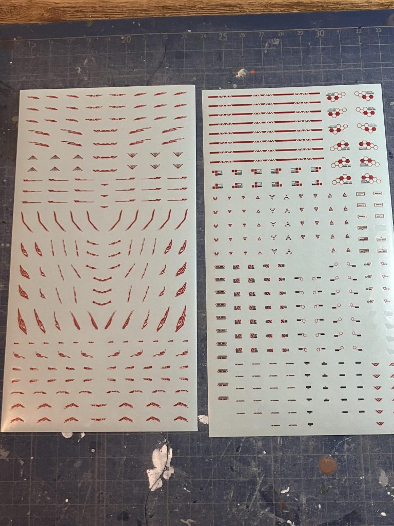 今回もデカールは前回同様にモデラーズステッカーを使用これ、seria限定みたいですほかの種類も出て欲しいくらいに使い勝手が良い☺️