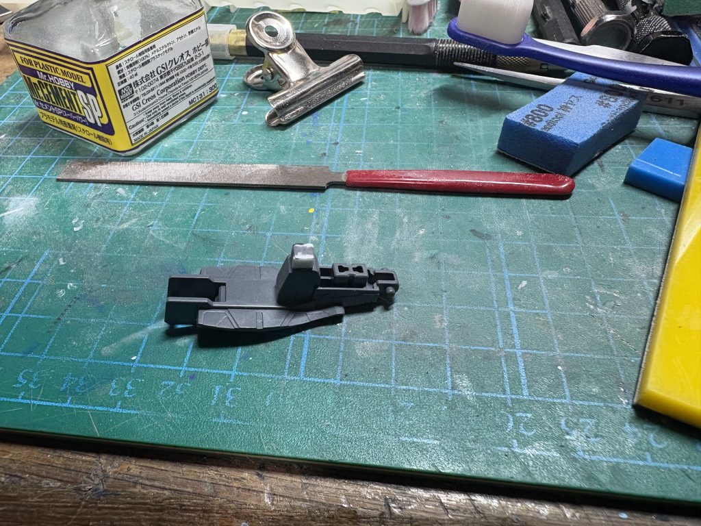 WR時にシールドにマウント出来るように少しいじってます